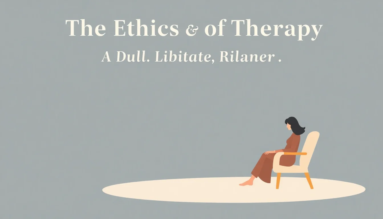 The Ethics of Therapy: A Delicate Balance | Vibepedia