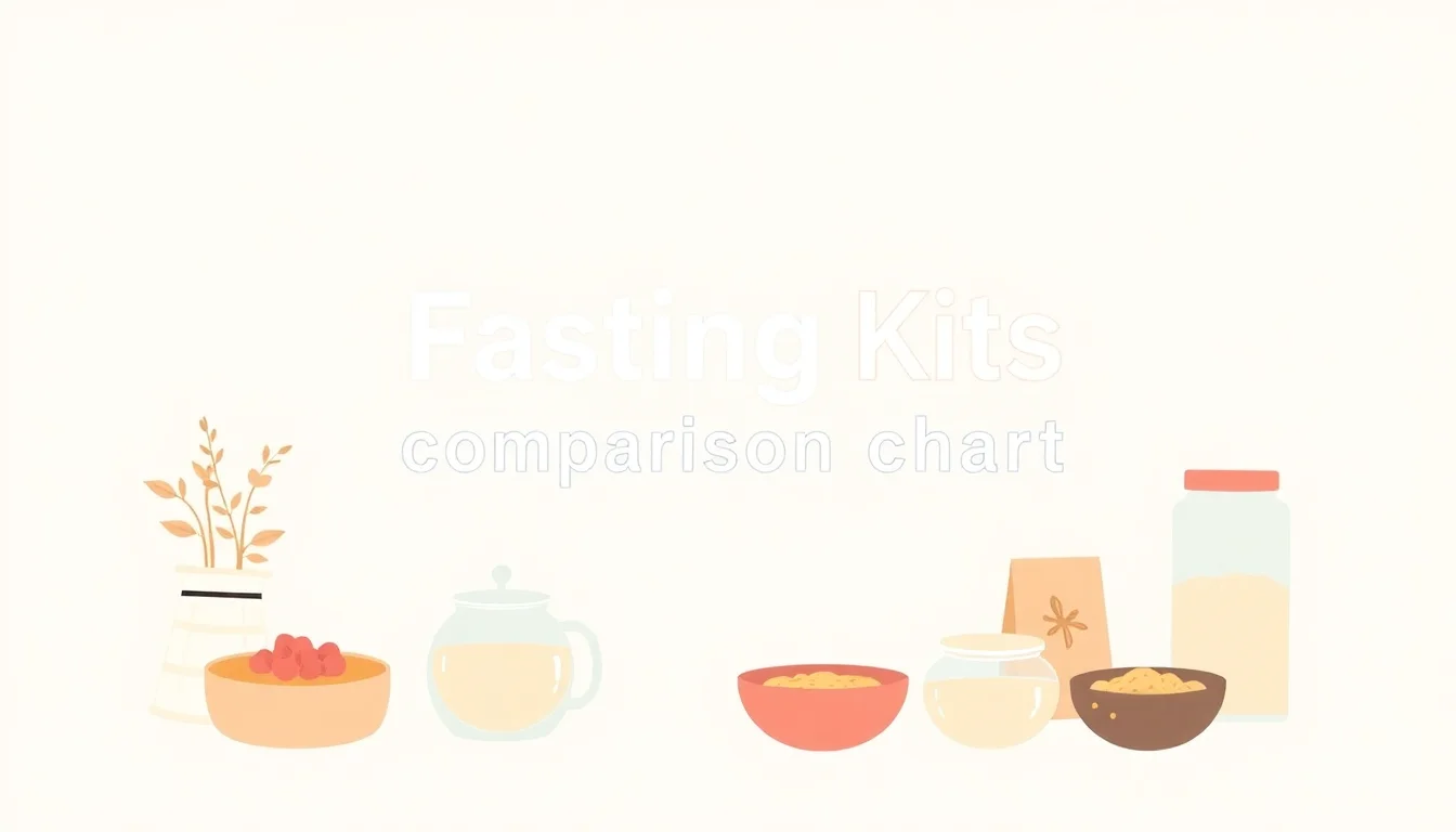 Fasting Kits Comparison Chart | Vibepedia