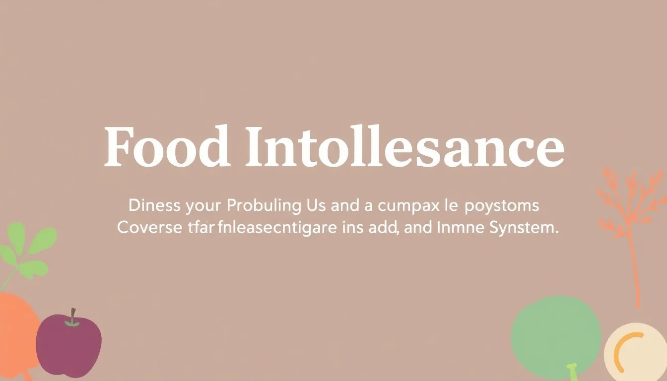 Food Intolerance: The Hidden Culprit Behind Chronic Symptoms
