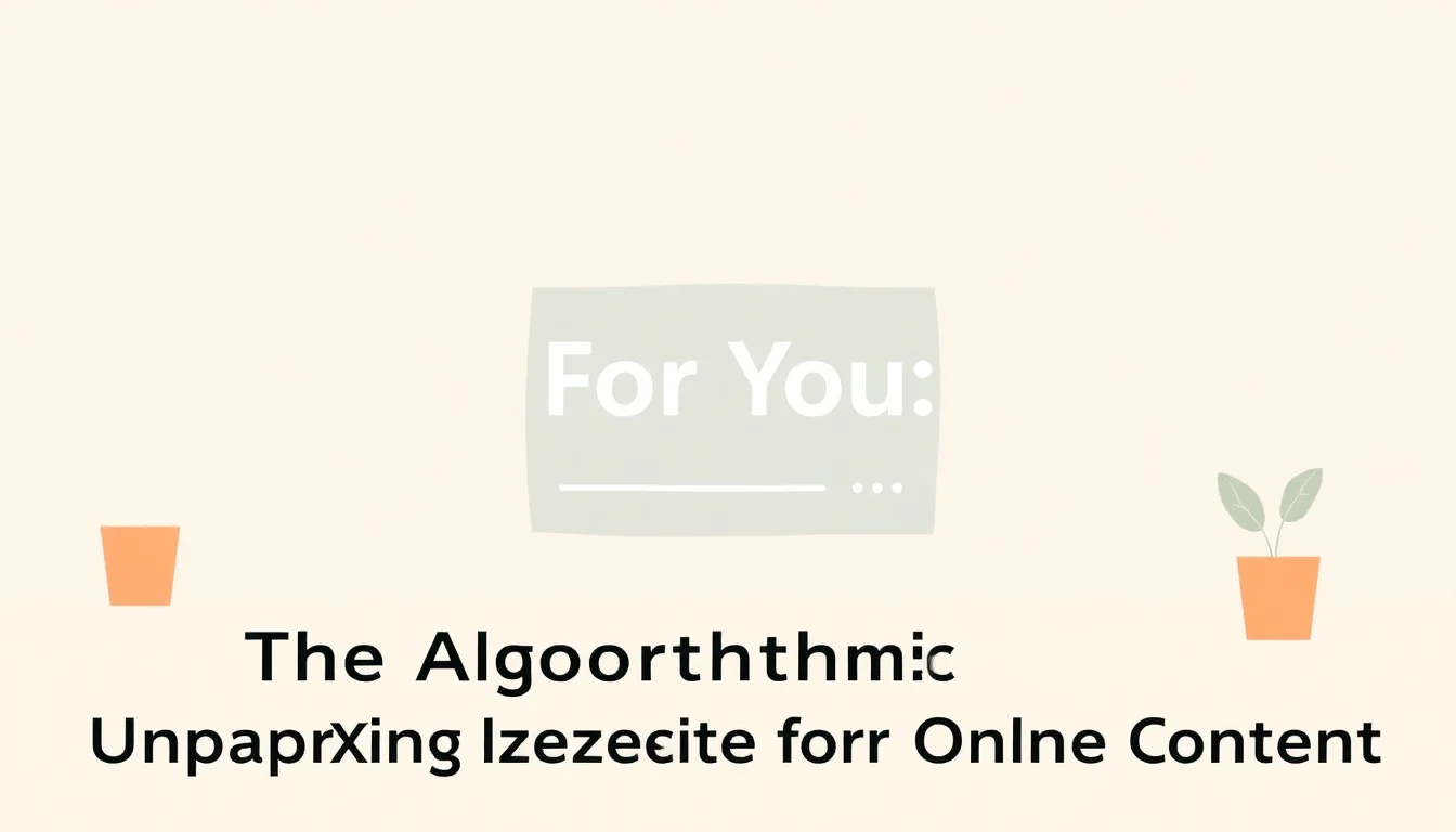 For You: The Algorithmic Feed | Vibepedia