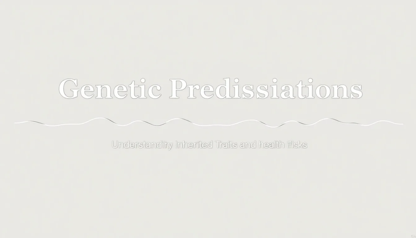 Genetic Predispositions: Your Biological Blueprint | Vibepedia