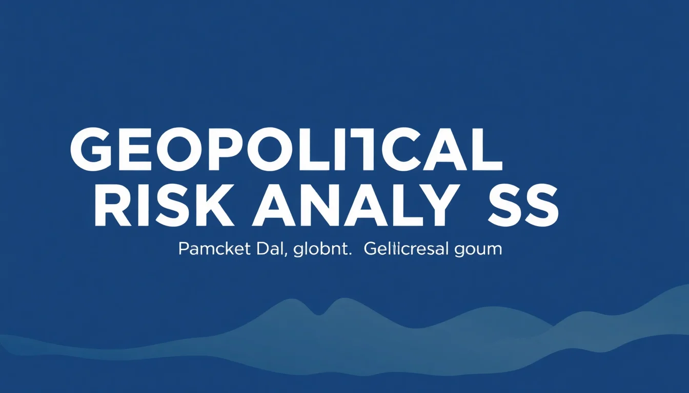 Geopolitical Risk Analysis: Navigating Global Uncertainty | Vibepedia