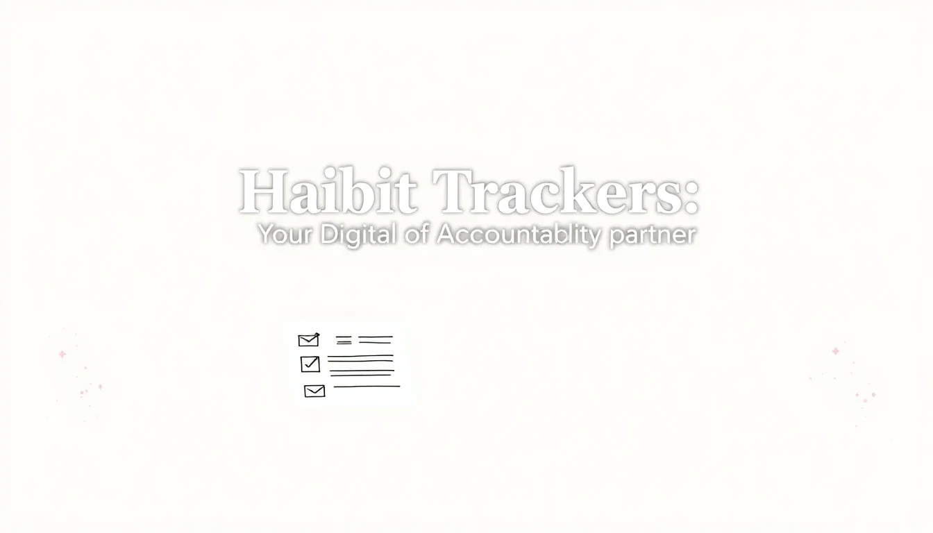 Habit Trackers: Your Digital Accountability Partner | Vibepedia