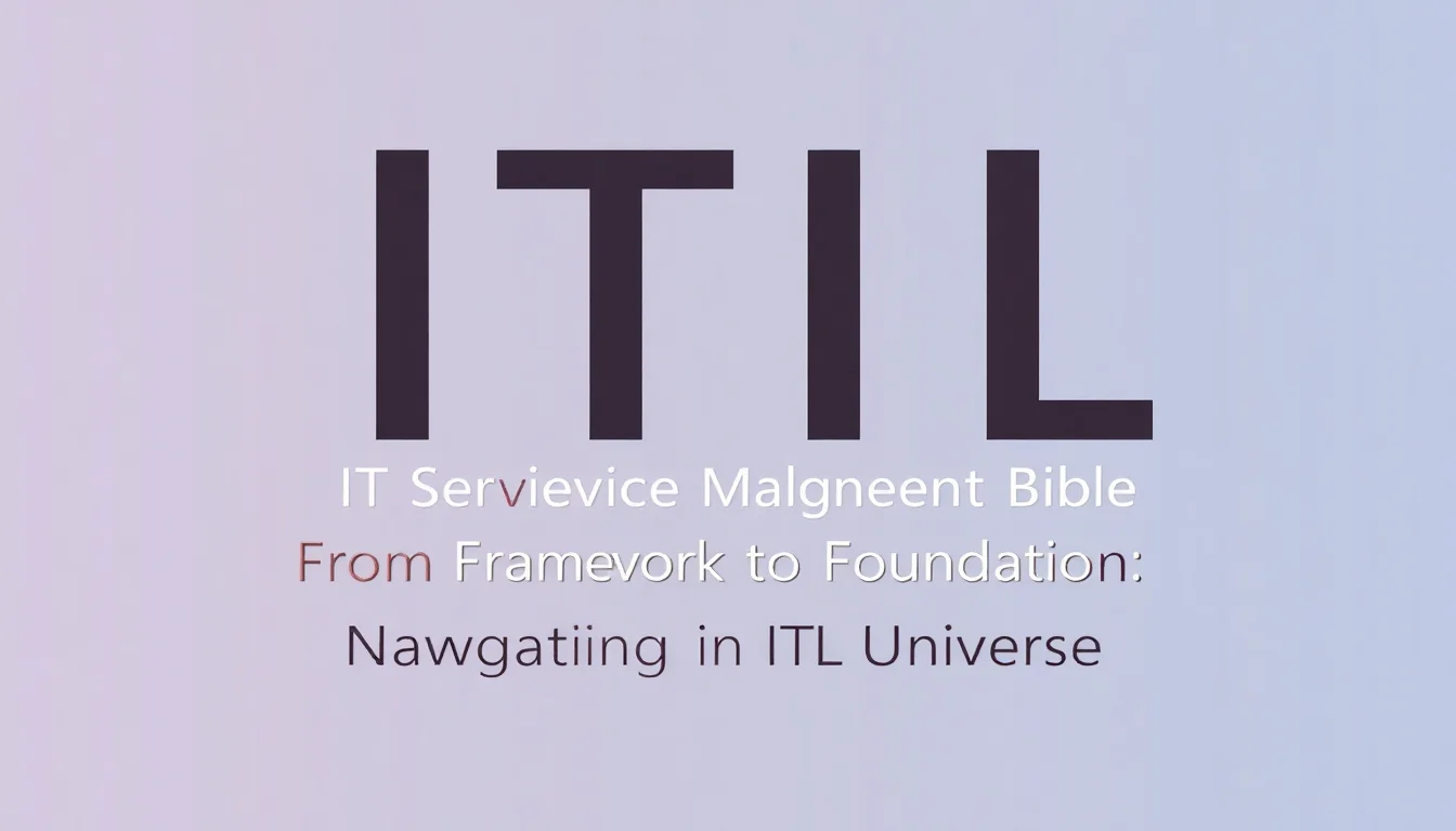 ITIL: The IT Service Management Bible | Vibepedia