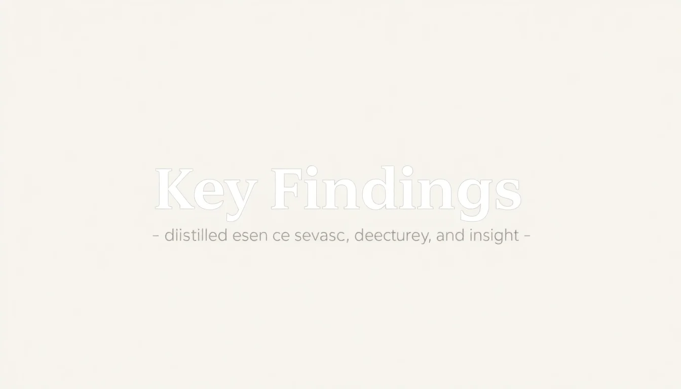 Key Findings | Vibepedia