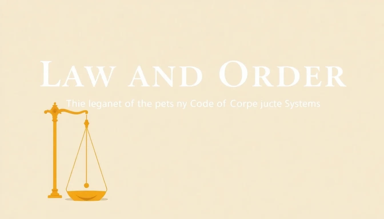 Law and Order: The Backbone of Society | Vibepedia