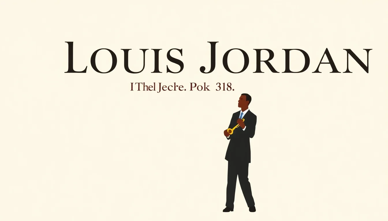 Louis Jordan: The Father of R&B | Rancher Boots