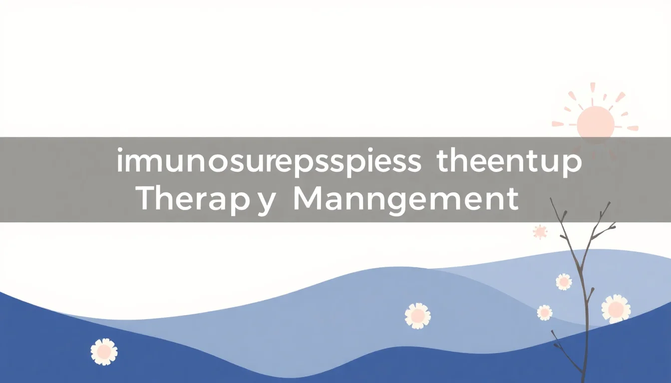 Immunosuppressive Therapy Management: A Pragmatic Guide | Vibepedia