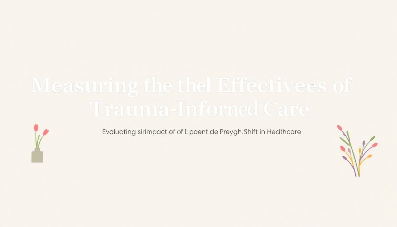 Measuring the Effectiveness of Trauma Informed Care | Golden Age