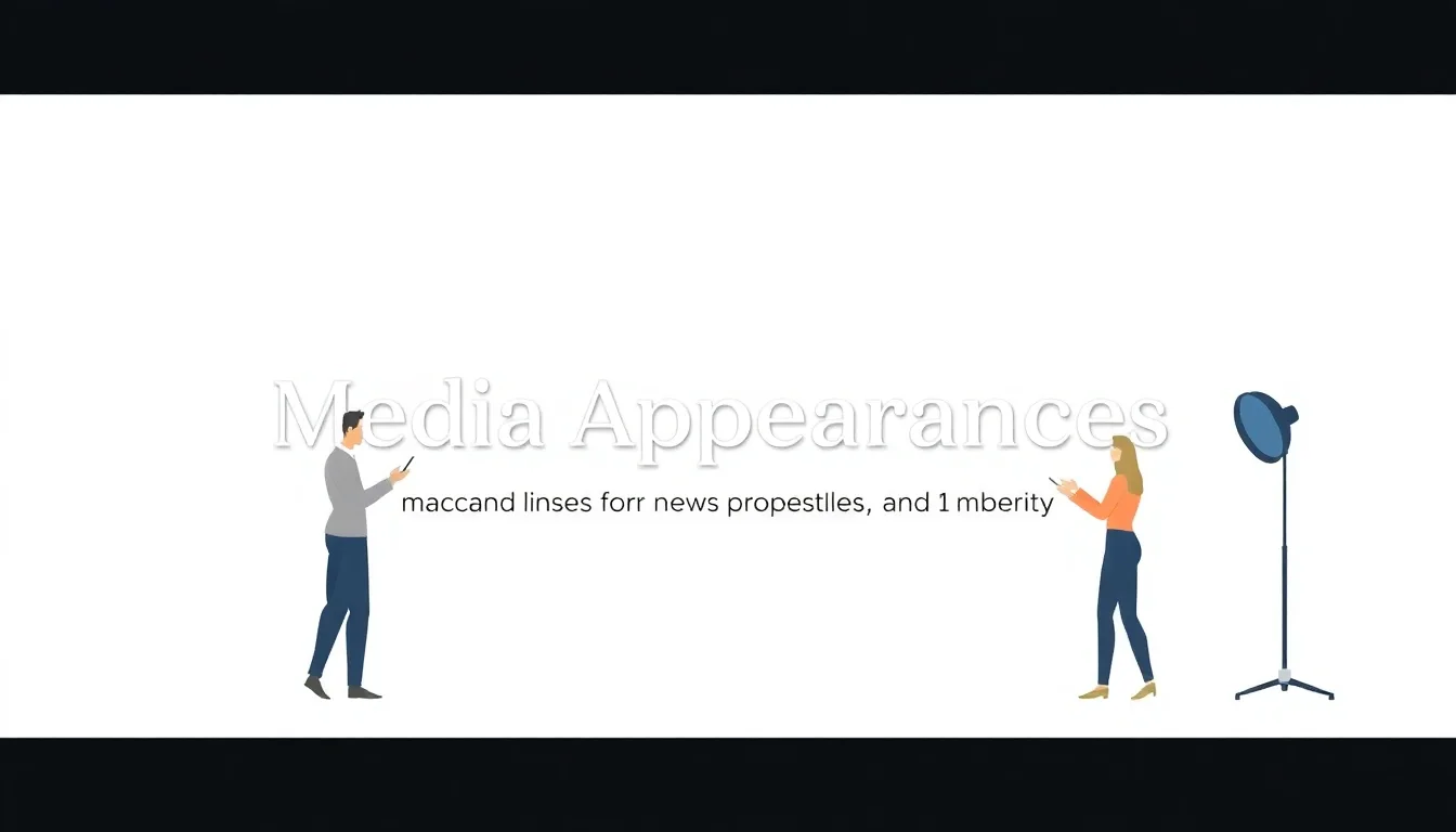 Media Appearances | Vibepedia