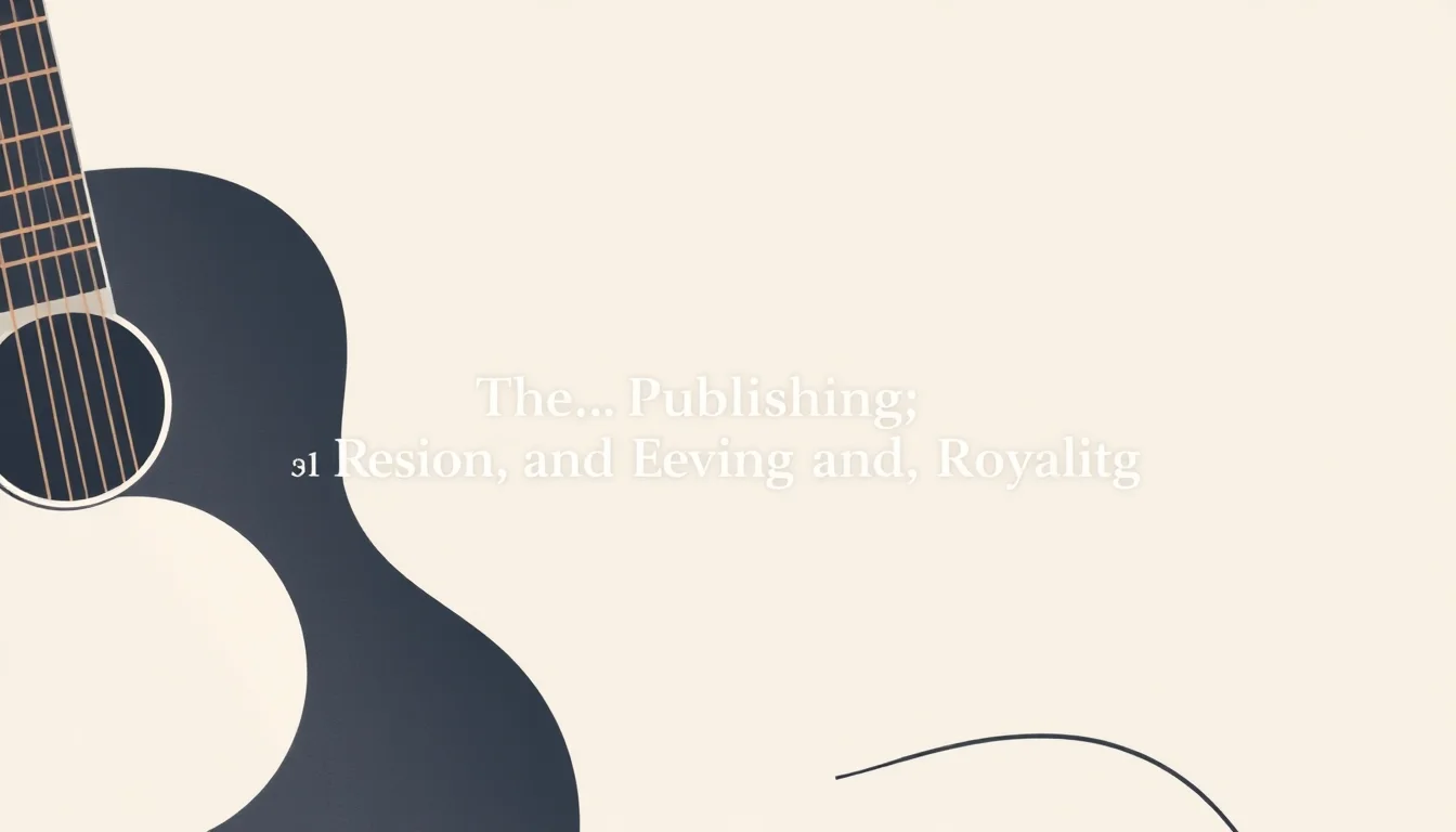 Music Publishing: Owning the Melody, Earning the Royalty | Vibepedia