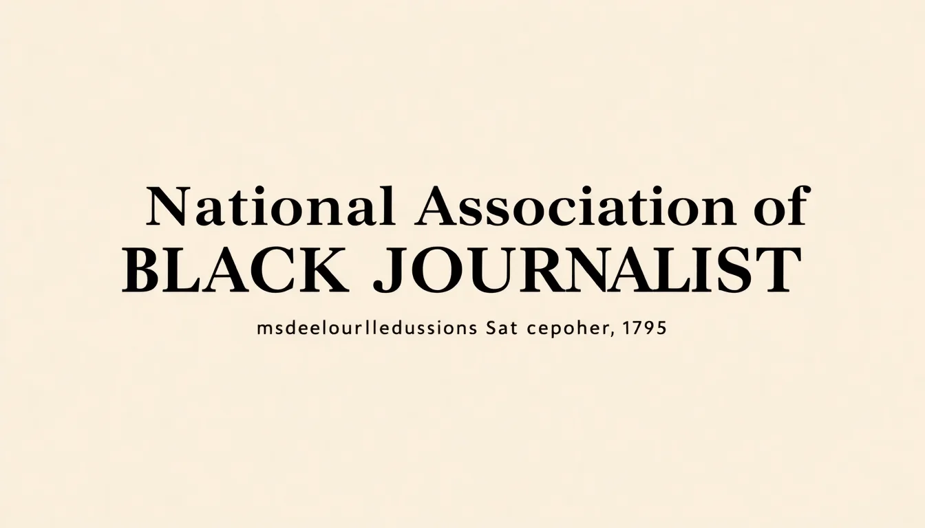 National Association of Black Journalists | Vibepedia