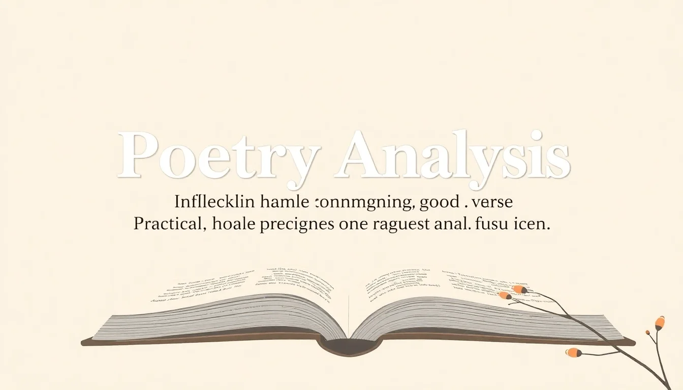 Poetry Analysis: Unlocking Meaning in Verse | Vibepedia