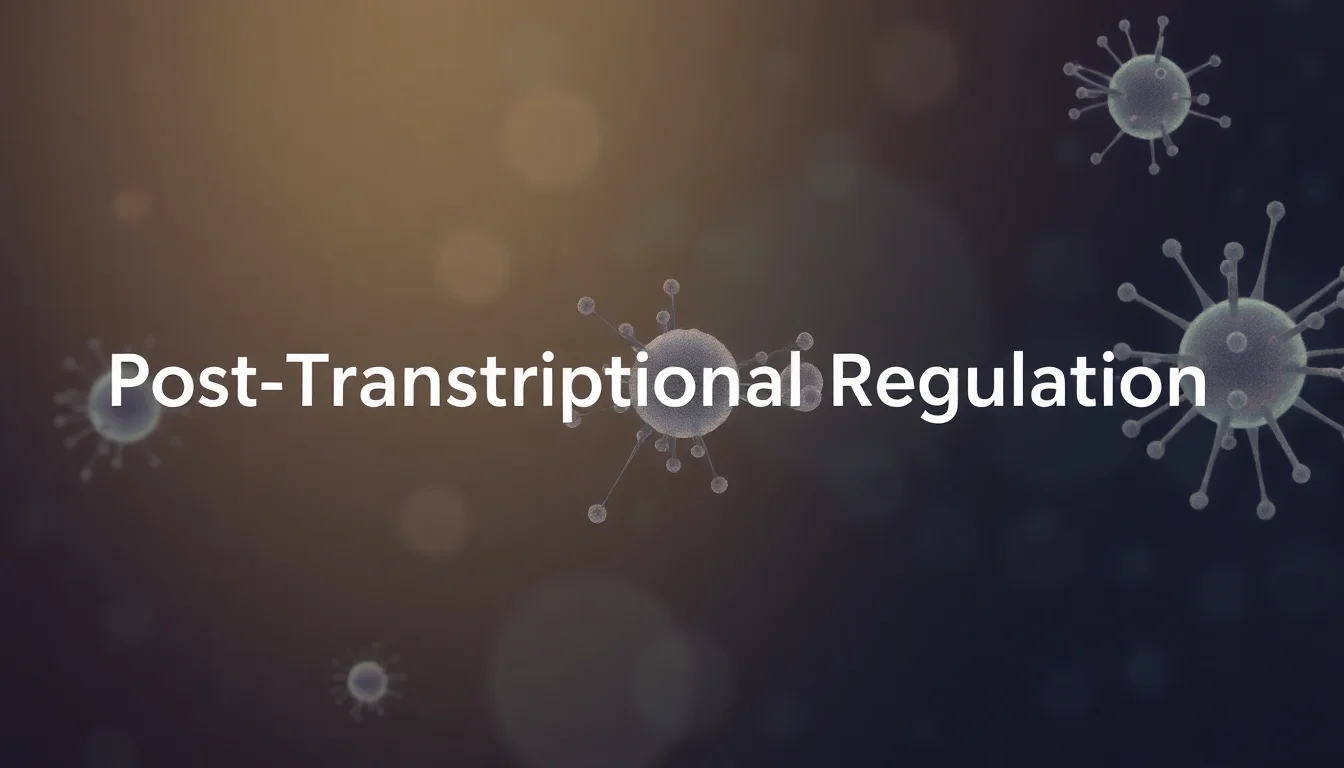 Post-Transcriptional Regulation | Vibepedia
