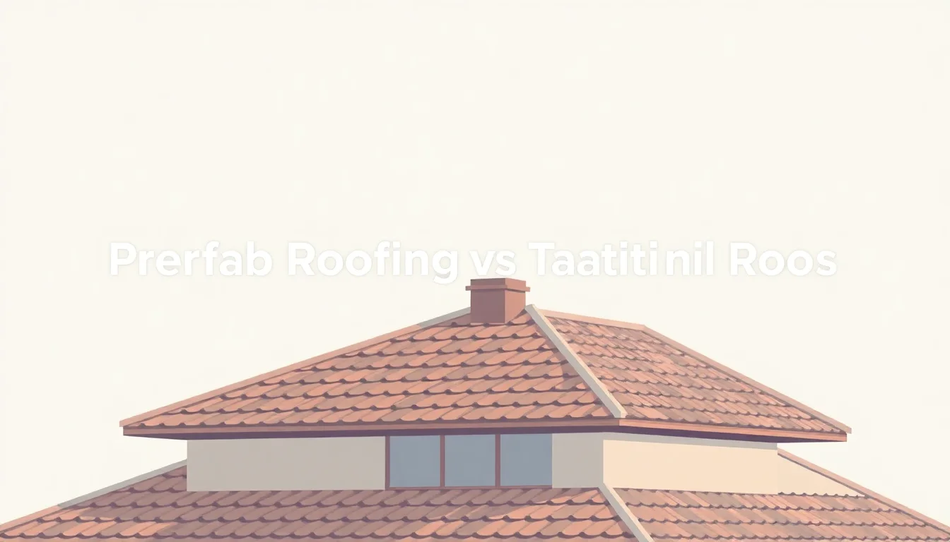 Prefab Roofing vs Traditional Roofs | Prefab Roofing