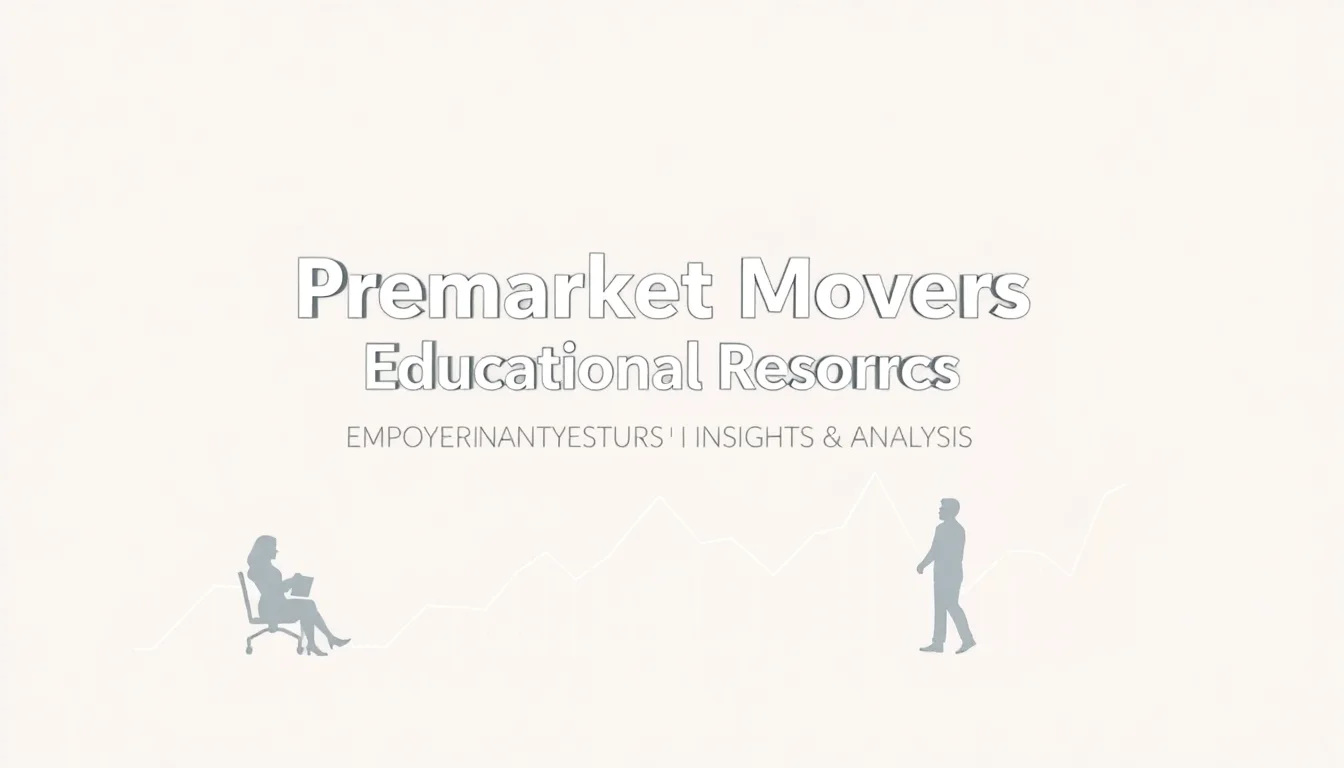 Premarket Movers Educational Resources | Premarket Movers