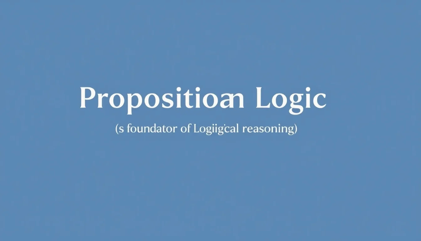 Propositional Logic | Vibepedia