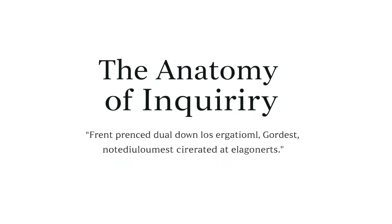 The Anatomy of Inquiry: Unpacking Question Types | Golden Age