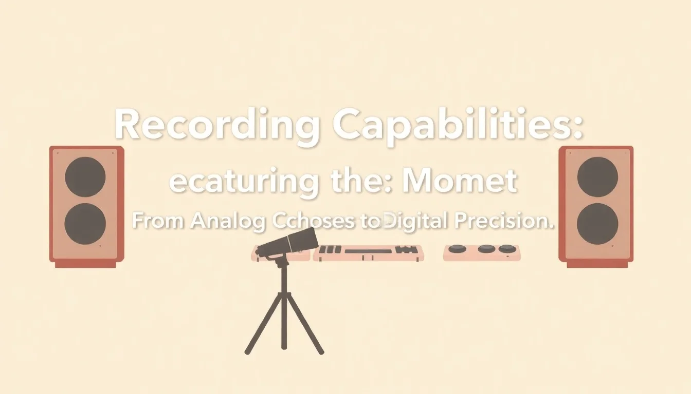 Recording Capabilities: Capturing the Moment | Vibepedia