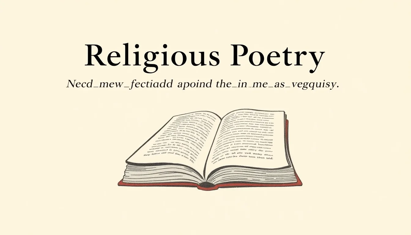 Religious Poetry | Vibepedia