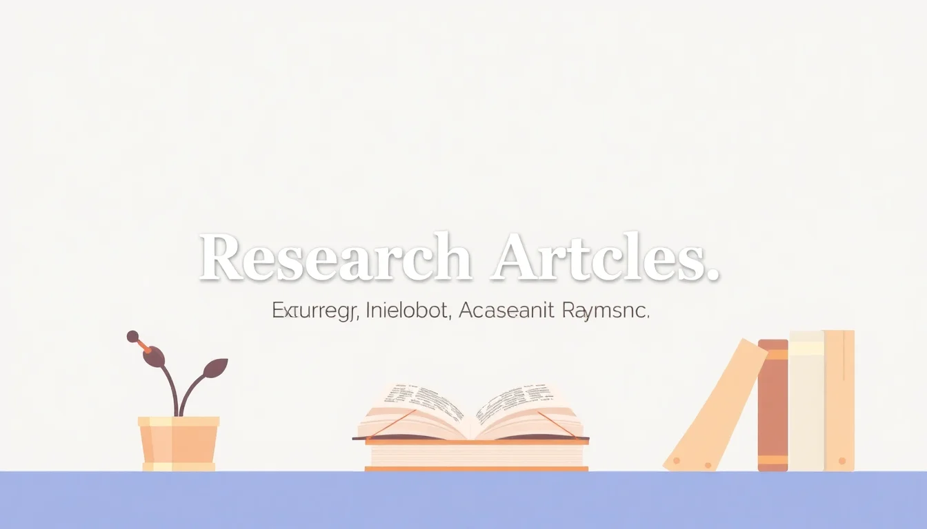 Research Articles | Vibepedia