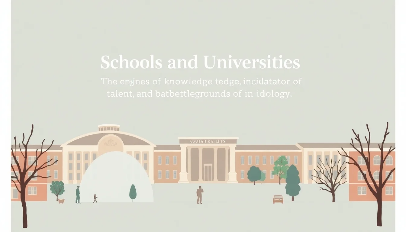 Schools and Universities | Vibepedia