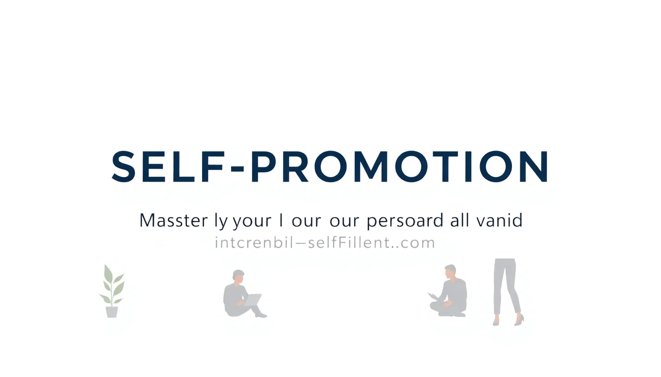 Self-Promotion: Mastering Your Personal Brand | Vibepedia