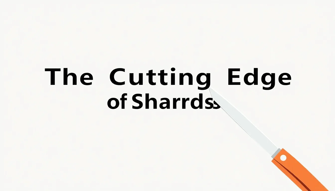 The Cutting Edge of Sharpness | Investor's Almanac