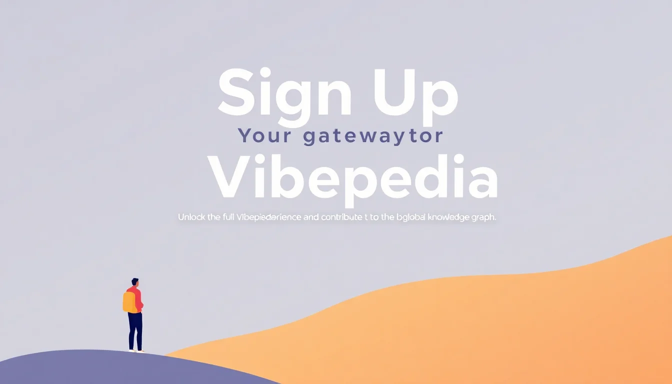 Sign Up: Your Gateway to Vibepedia | Vibepedia