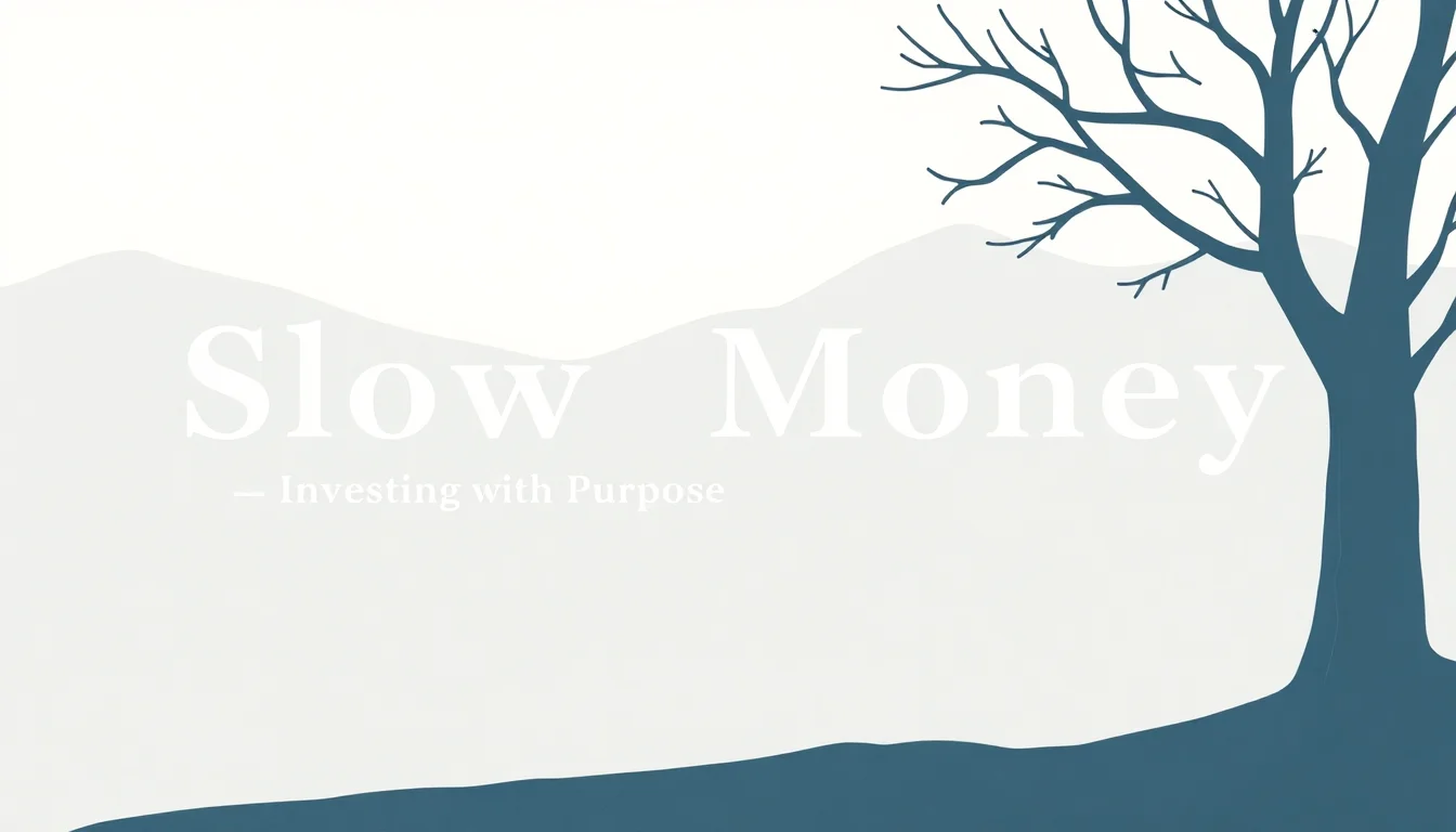 Slow Money | Vibepedia