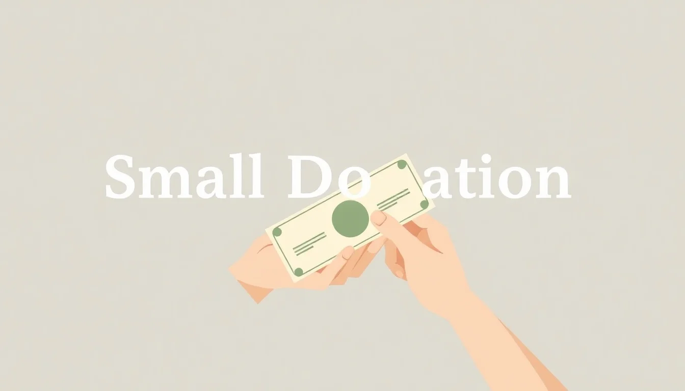 Small Donation | Vibepedia