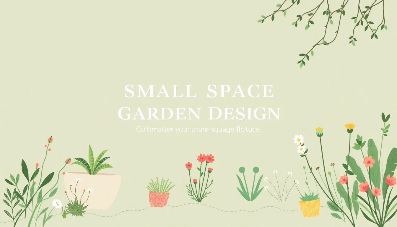 Small Space Garden Design | Frenly Garden