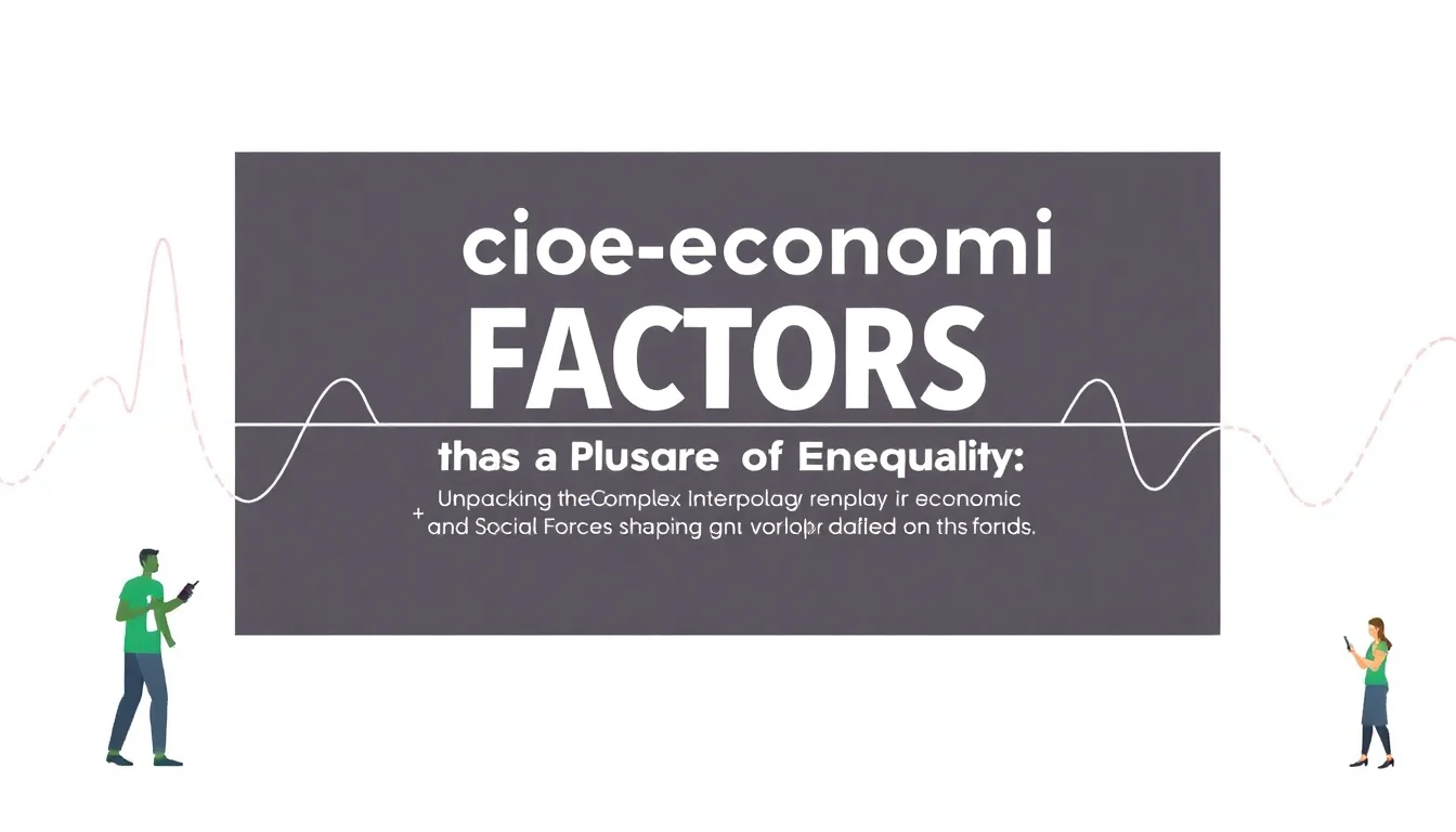 Socioeconomic Factors: The Pulse of Inequality | Vibepedia