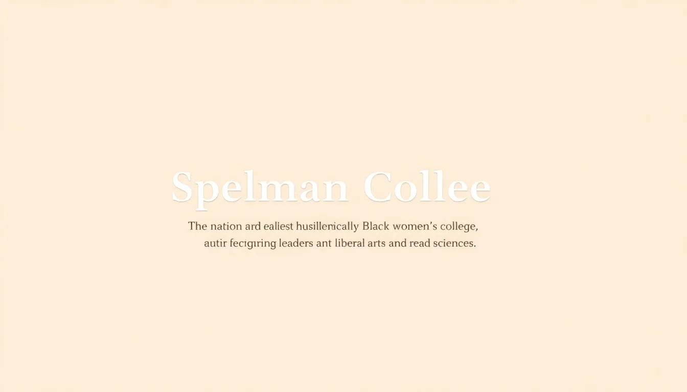 Spelman College | Vibepedia