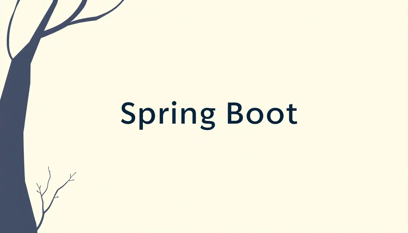 Spring Boot: The Opinionated Path to Java Development | Vibepedia