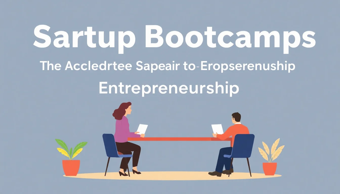 Startup Bootcamps: The Accelerated Path to Entrepreneurship
