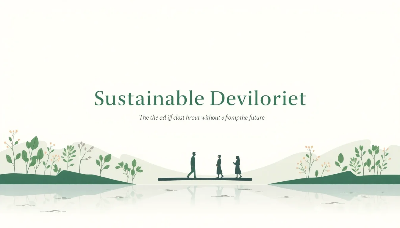 Sustainable Development: A Delicate Balance | SoundHeal
