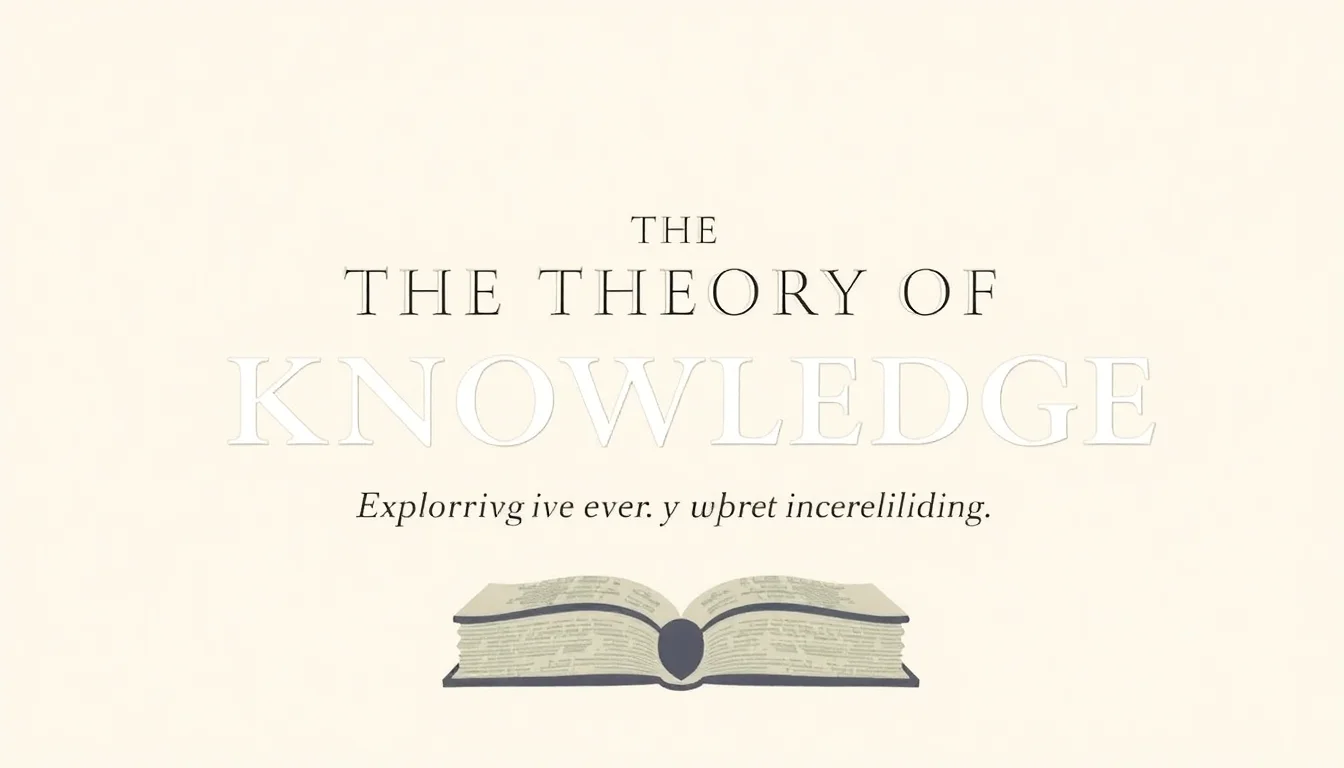 The Theory of Knowledge | Vibepedia