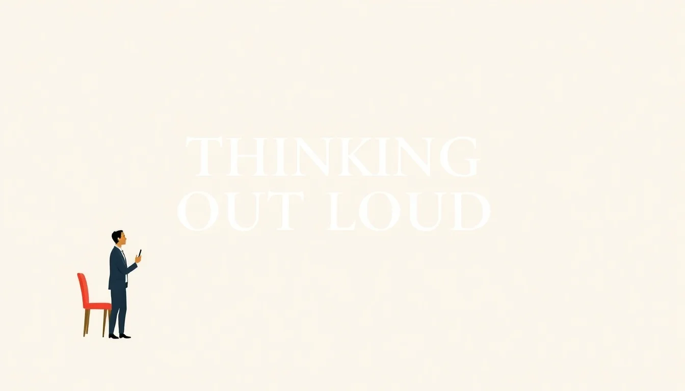 Thinking Out Loud: The Art of Vocalizing Your Cognition | Vibepedia