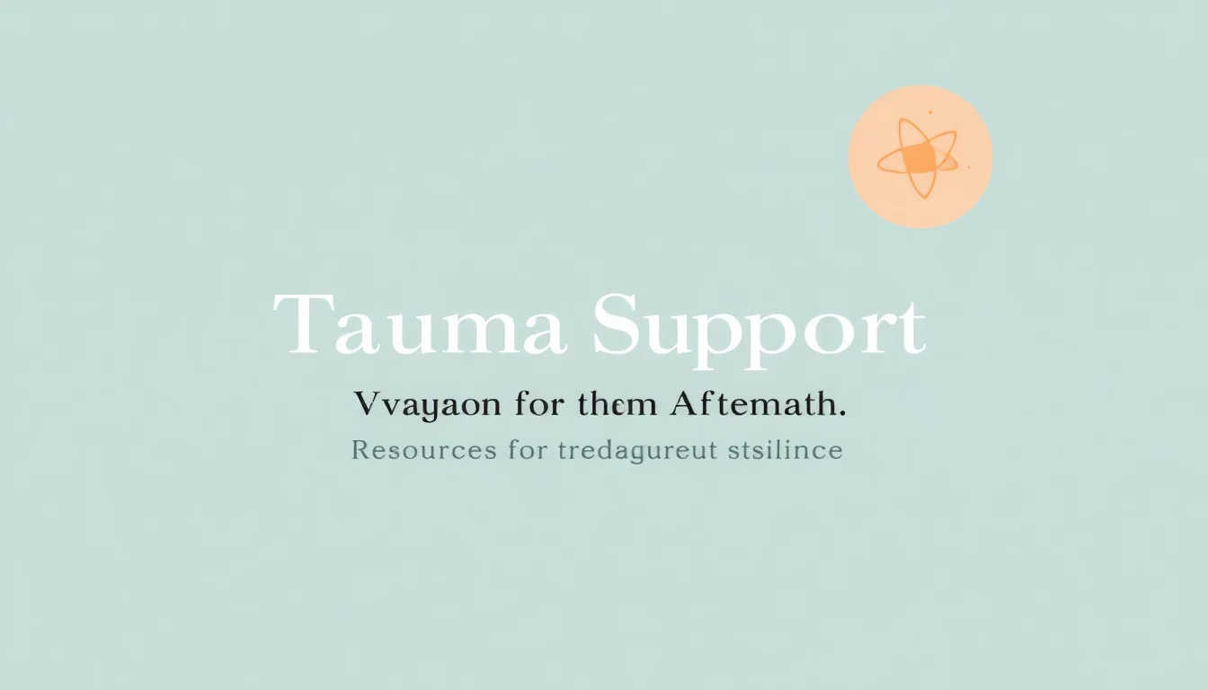Trauma Support: Navigating the Aftermath | Vibepedia