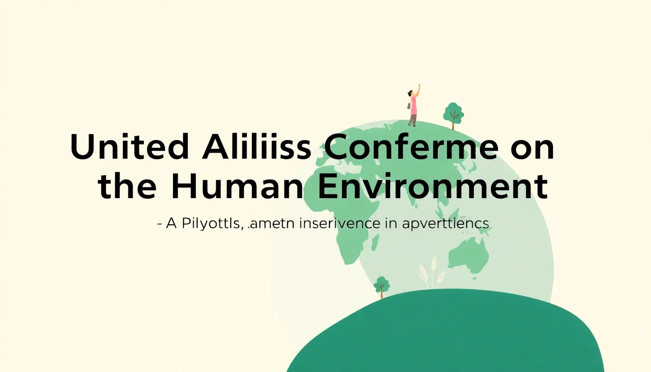 United Nations Conference on the Human Environment | Vibepedia