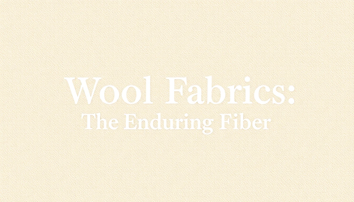 Wool Fabrics: The Enduring Fiber | Vibepedia