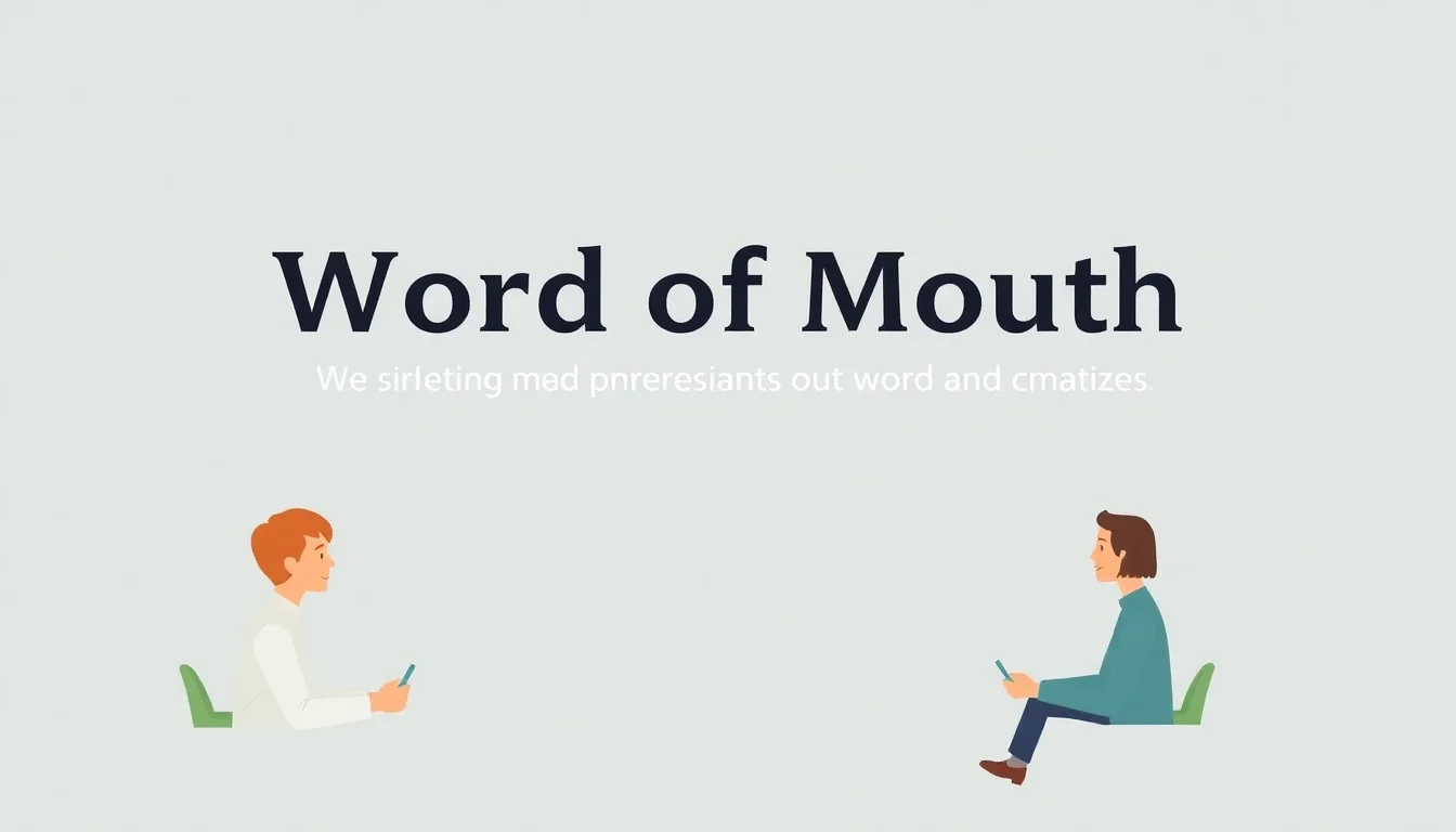 Word of Mouth Marketing: The Unfiltered Pulse of Consumer Trust