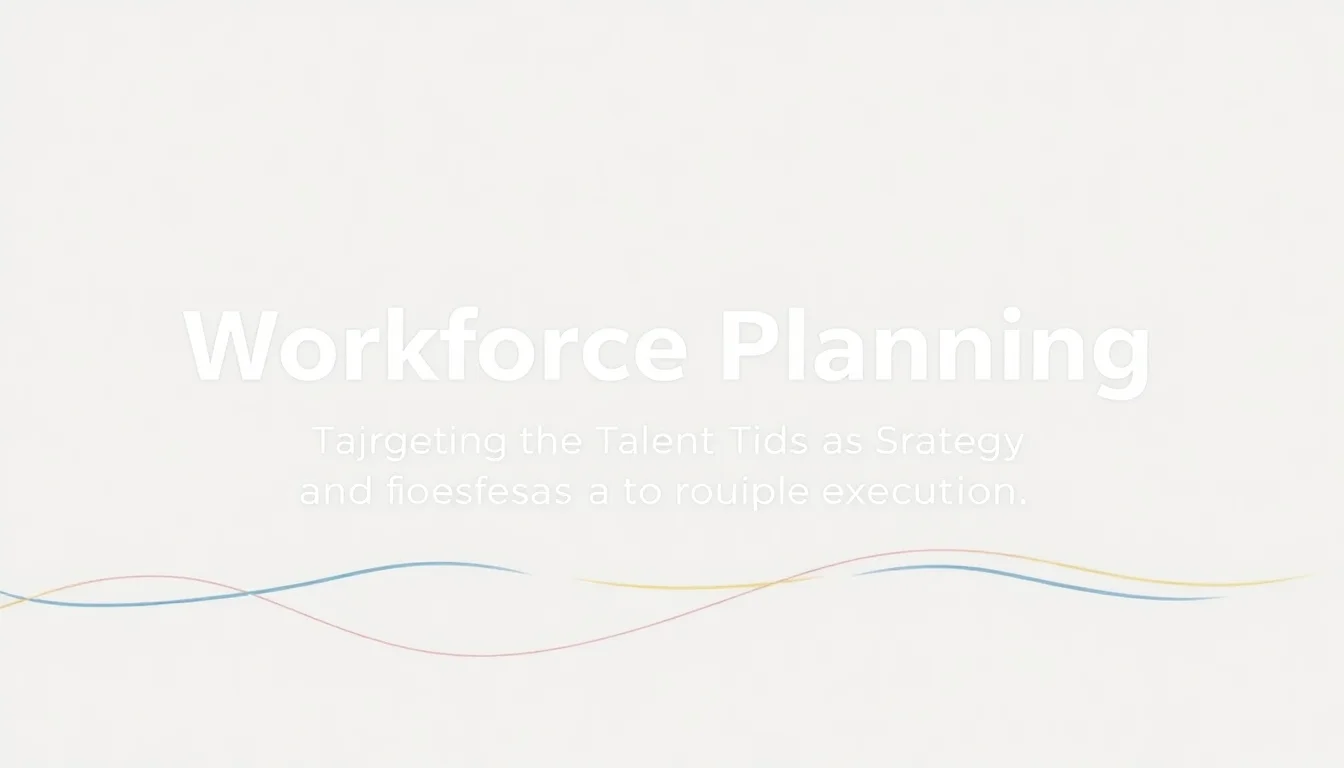Workforce Planning: Navigating the Talent Tides | Vibepedia